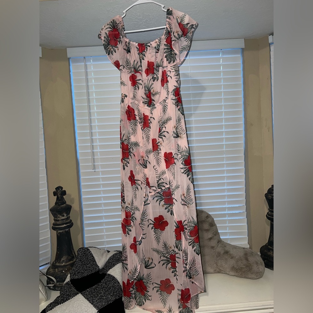 Flowing Dress with shorts attached